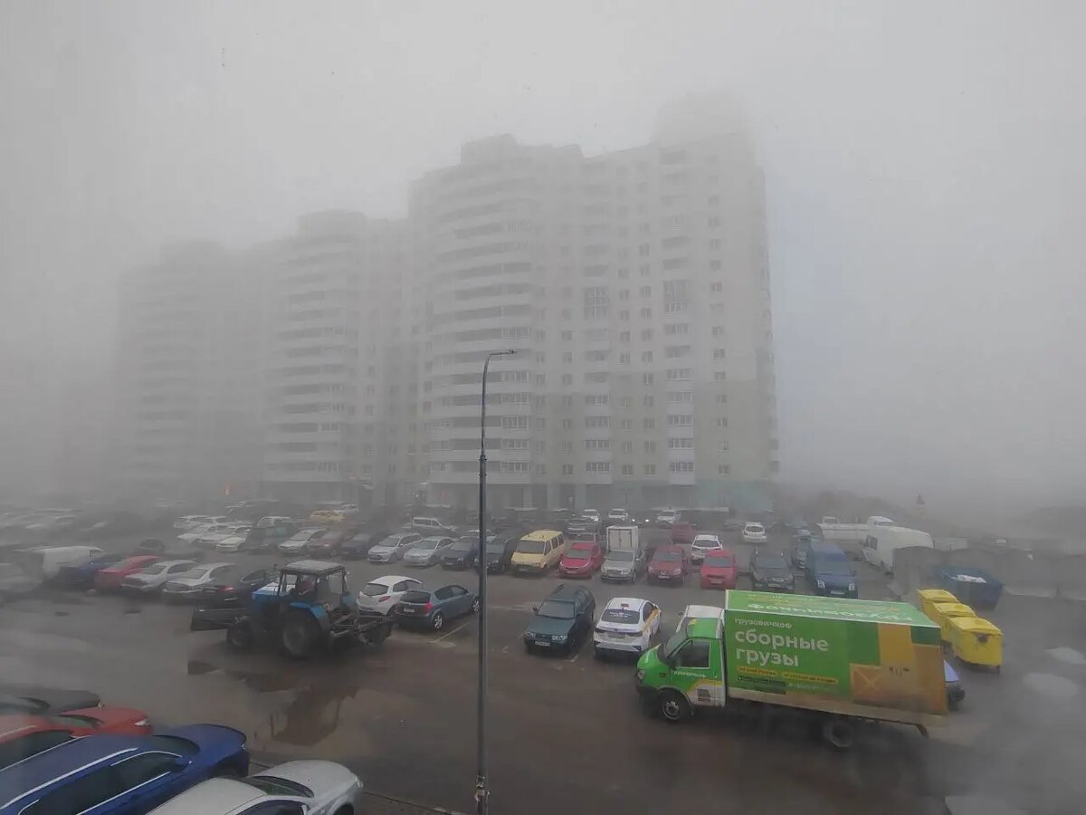    Шушары утром 27 марта. Фото: читательница Мойки78