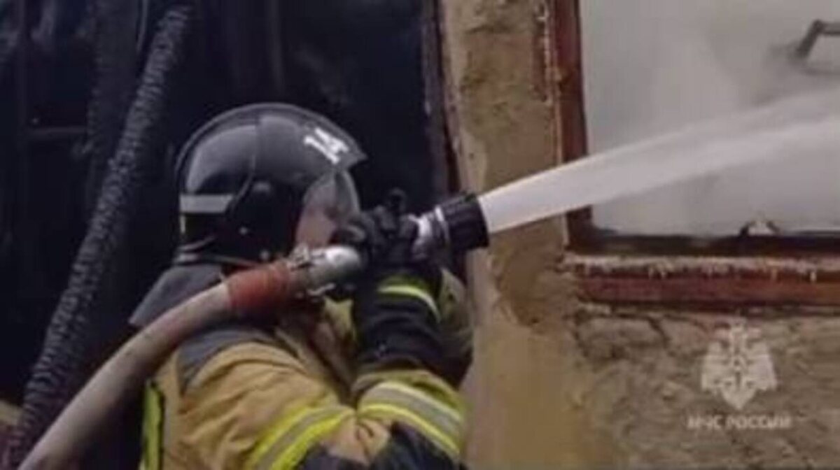    В Мантуровском районе Курской области произошел пожар