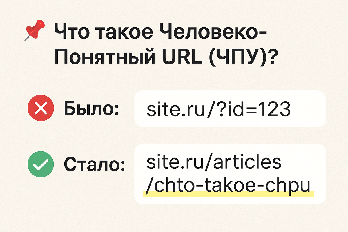 Что такое Человеко-Понятный URL (ЧПУ)?
