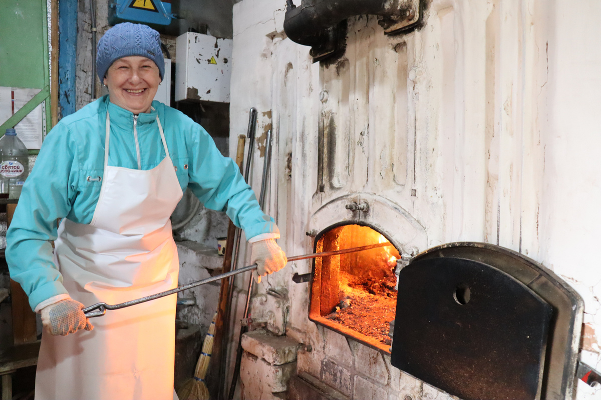 Ирина - кочегар с 14-летним стажем