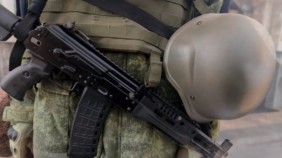    Российский военнослужащий.