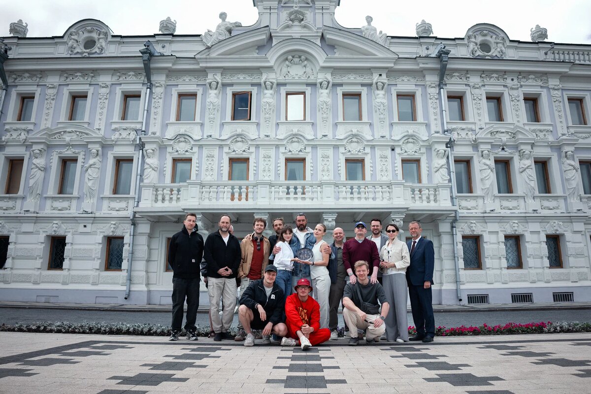 Кадр со сьёмок сериала