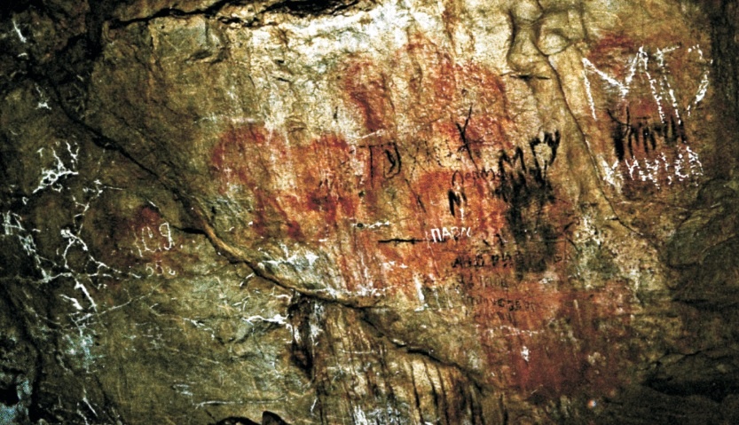 Один из первых цветных снимков восточного панно Зала рисунков, сделанных Рюминым, 1960 год. Фото из интернета 