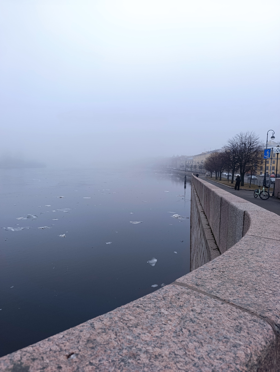 Все фото автора. Нева. Вид на набережную Макарова.