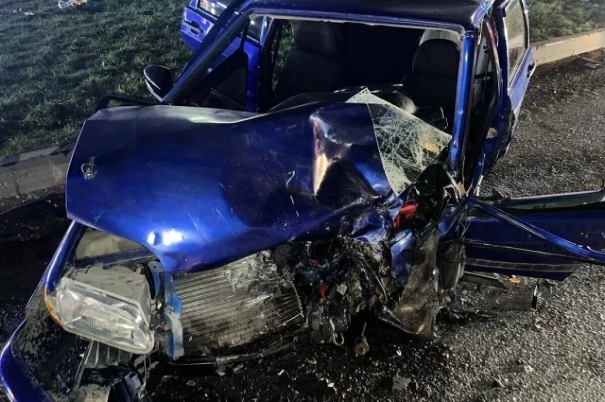    В Северной Осетии водитель Lexus устроил аварию на шоссе