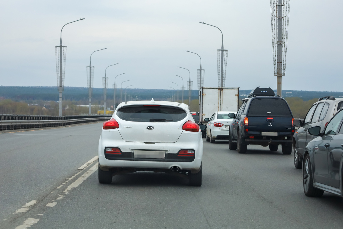 Авария произошла на 134-м километре КАД в Северной столице.  Фото: Фото: ФедералПресс / Елена Майорова