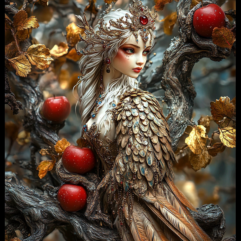 Птица Гамаюн - персонаж из мифов. А все мифы - это эпические произведения. Но если описать ее образ в стихах, то получится лирика