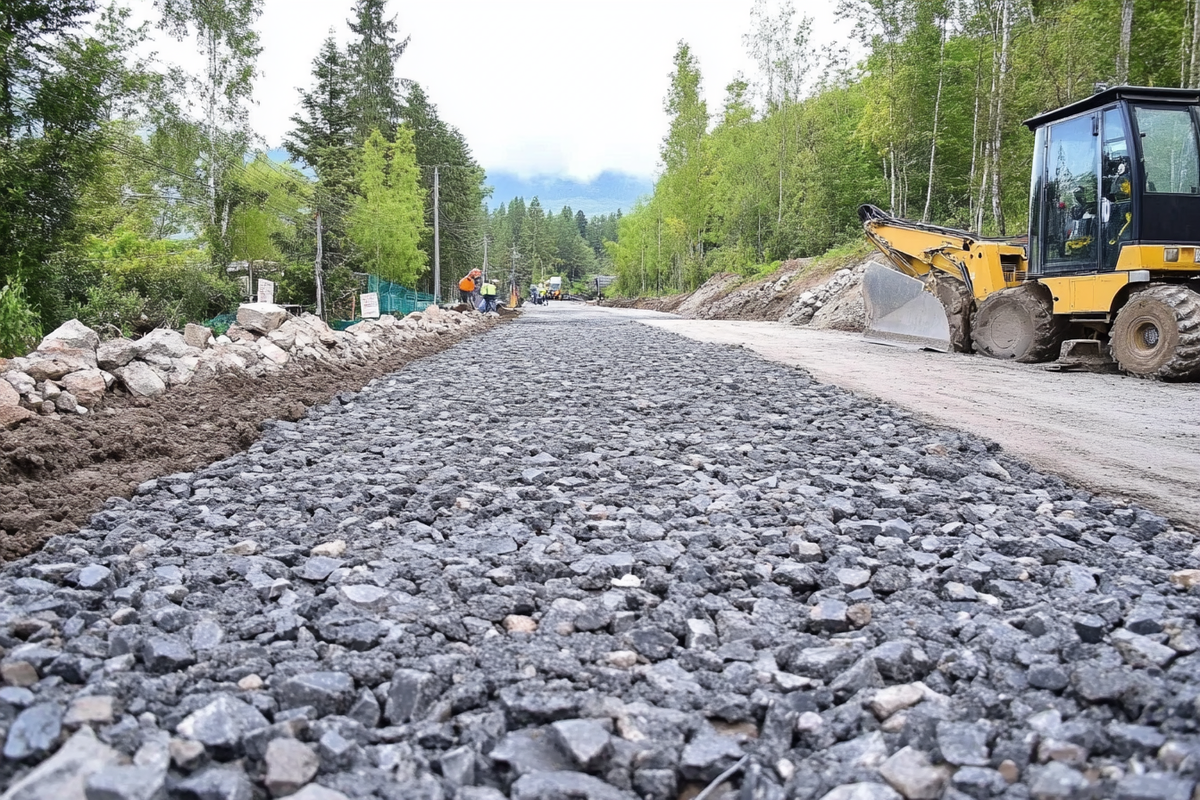 Разбираем на примере 6-ти метровой дороги из щебня высотой 20 см со средними стоимостями по рынку.