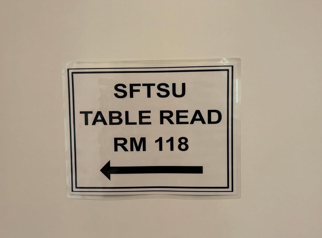 Кадр с первой читки сценария