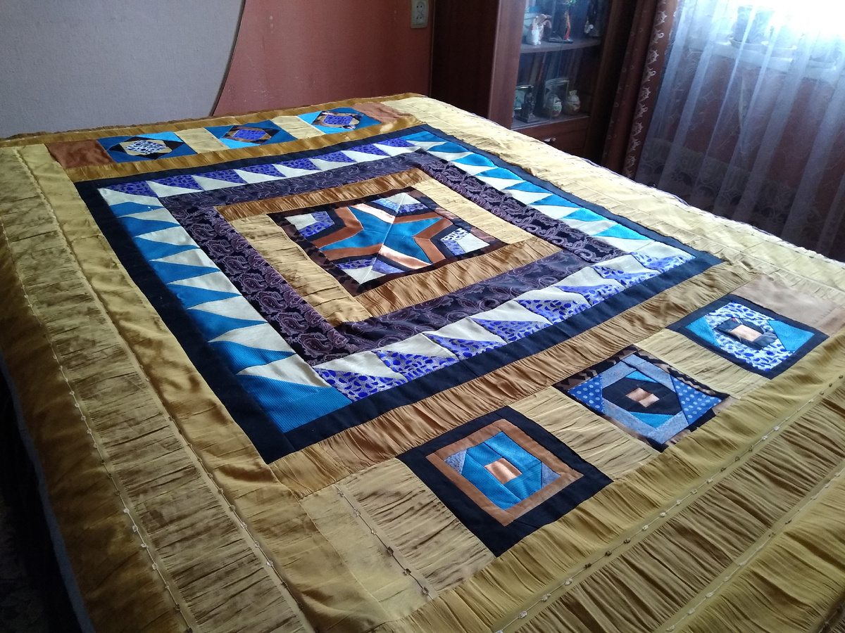 Готовое покрывало.