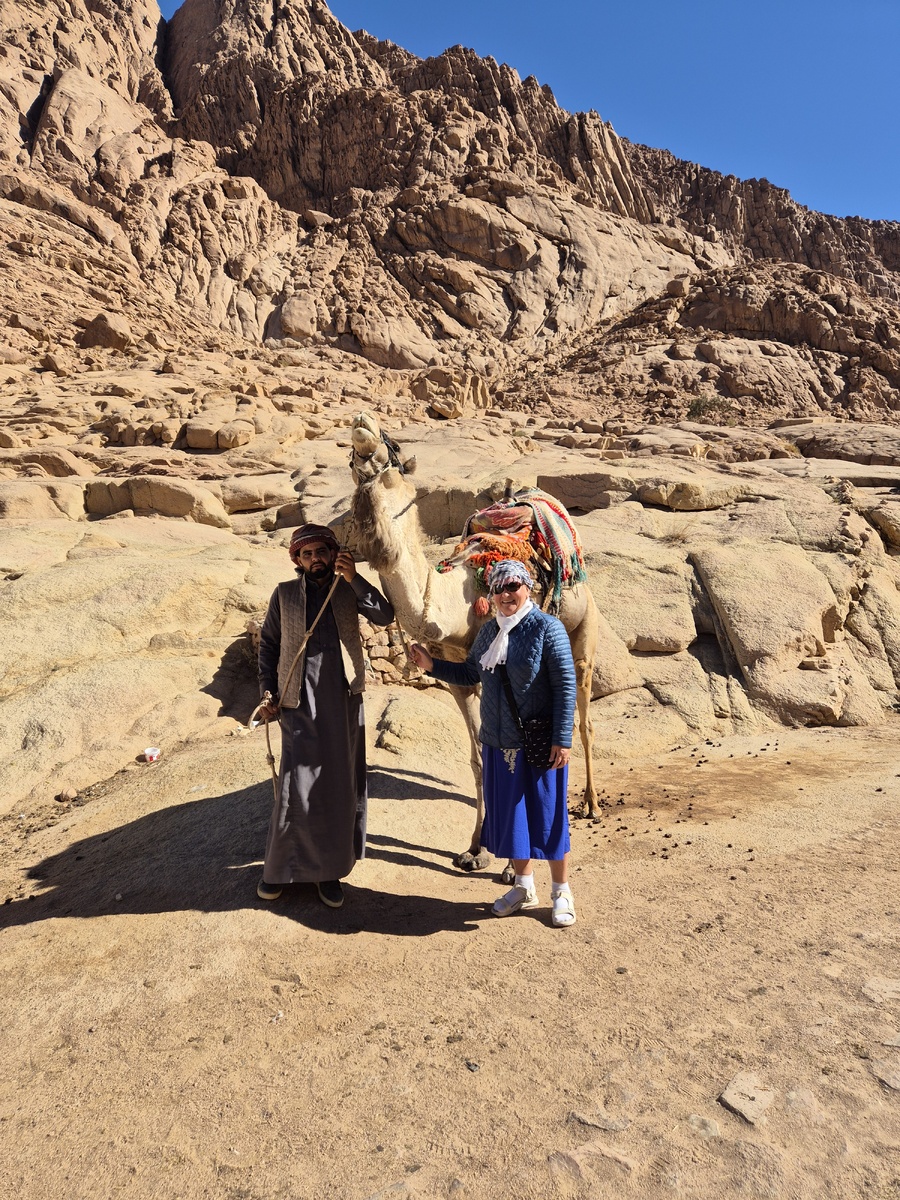 У монастыря Святой Екатерины на Синае.