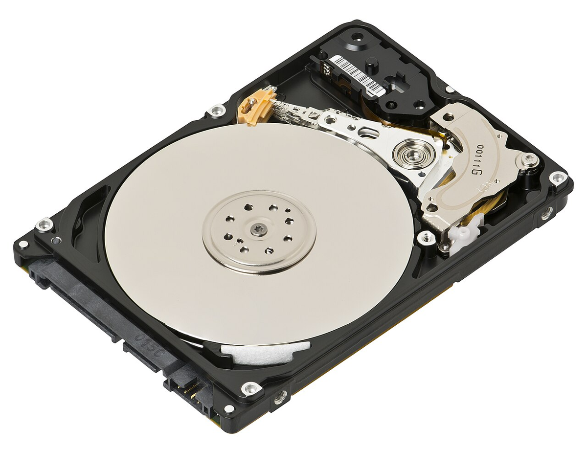 HDD внутри. Фото: википедия