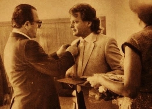 Юрий Антонов на награждении званием Заслуженный артист Чечено-Ингушской АССР