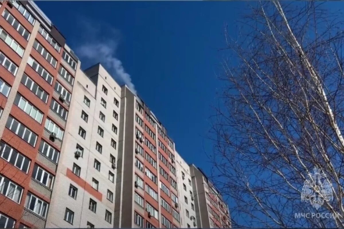    Пожар в квартире на 15 этаже потушили в Барнауле