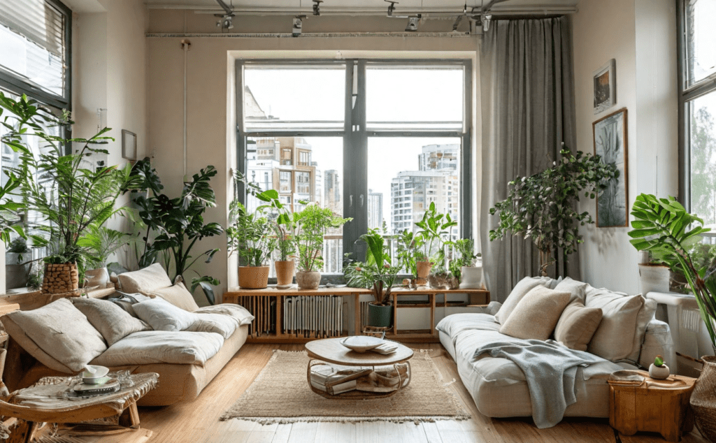    Минималистичный дизайн интерьера однушки в современном стиле Keri