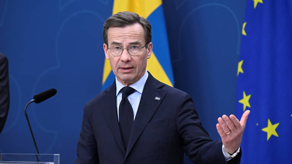 Фото: Jessica Gow / TT News Agency / REUTERS / Swedish Prime Minister Ulf Kristersson announces an increase in defence spending with 300 billion kr