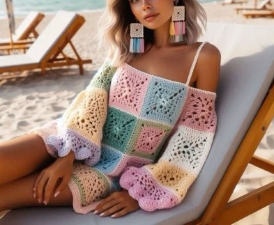 Десять способов связать отличный квадратный мотив крючком - и схемы!