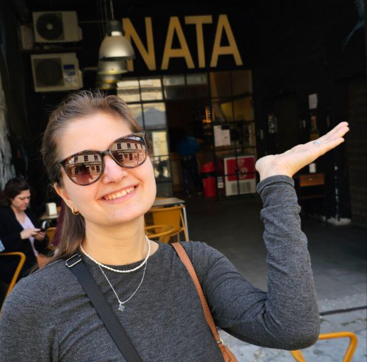 Ната нашла паштель-де-ната