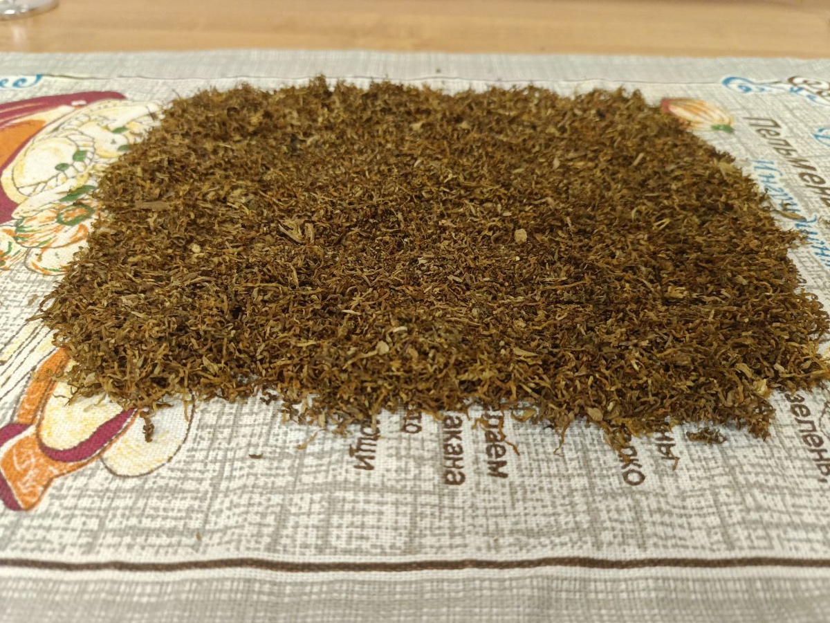 Табак который находится на правильной сушке.