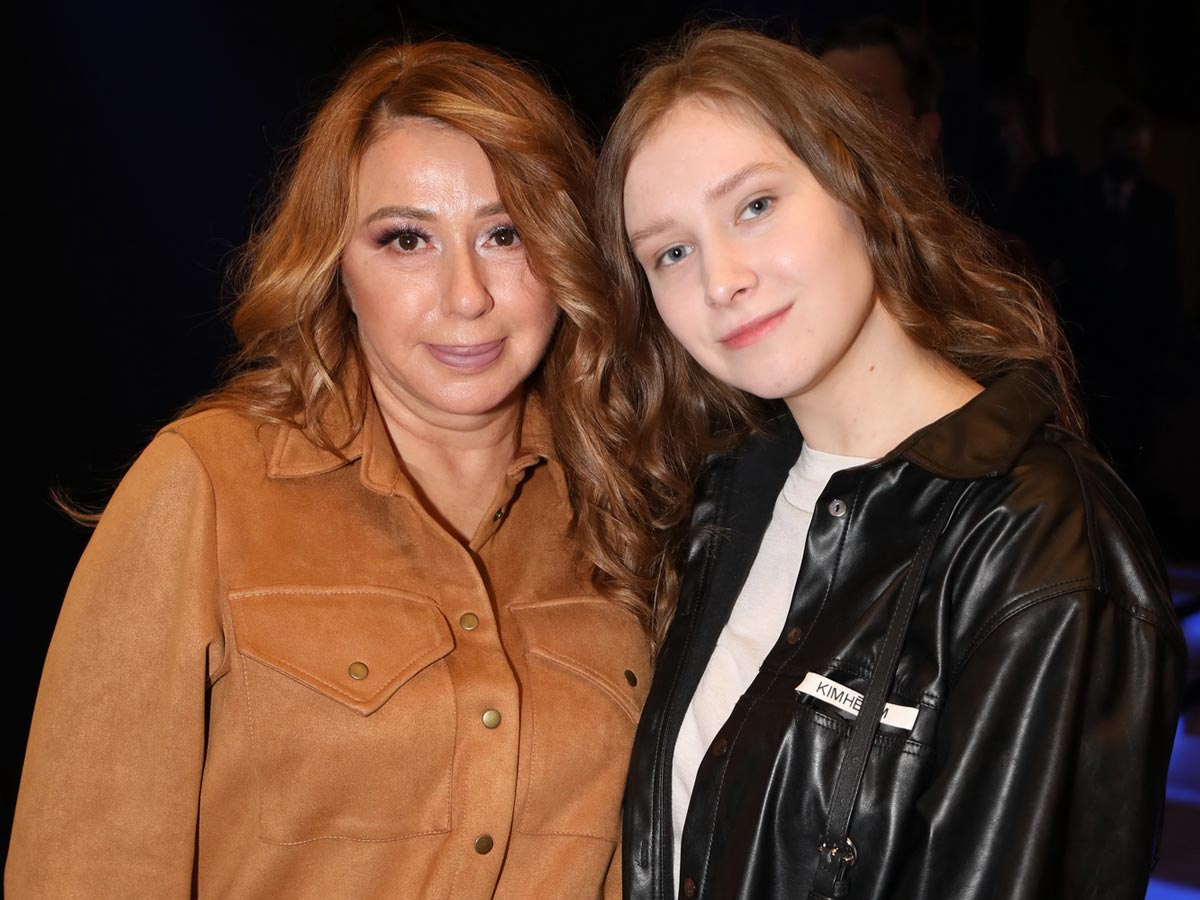 Алена Апина с дочкой Ксенией