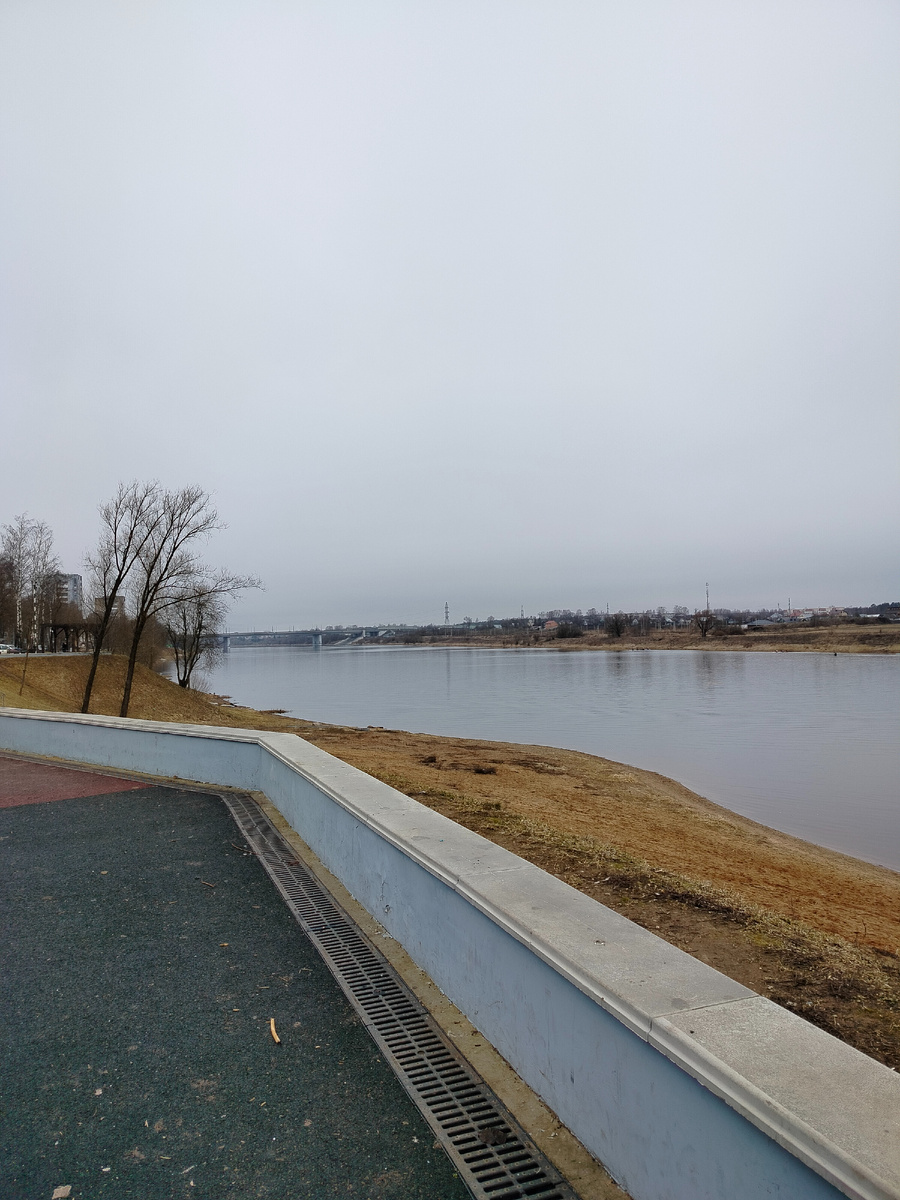 Набережная Волги г Тверь 2025 год март