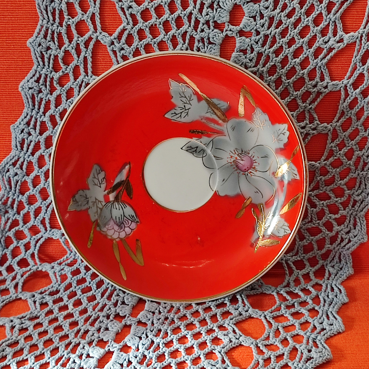 Блюдце "Мальва". Барановка, 1970-91 гг. Цена 700 рублей.