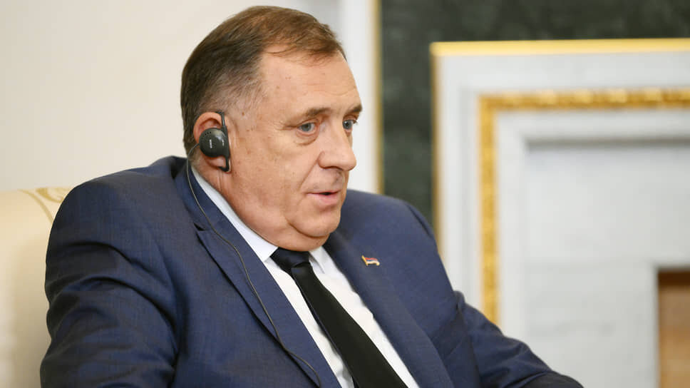 Милорад Додик.📷Фото: пресс-служба президента РФ