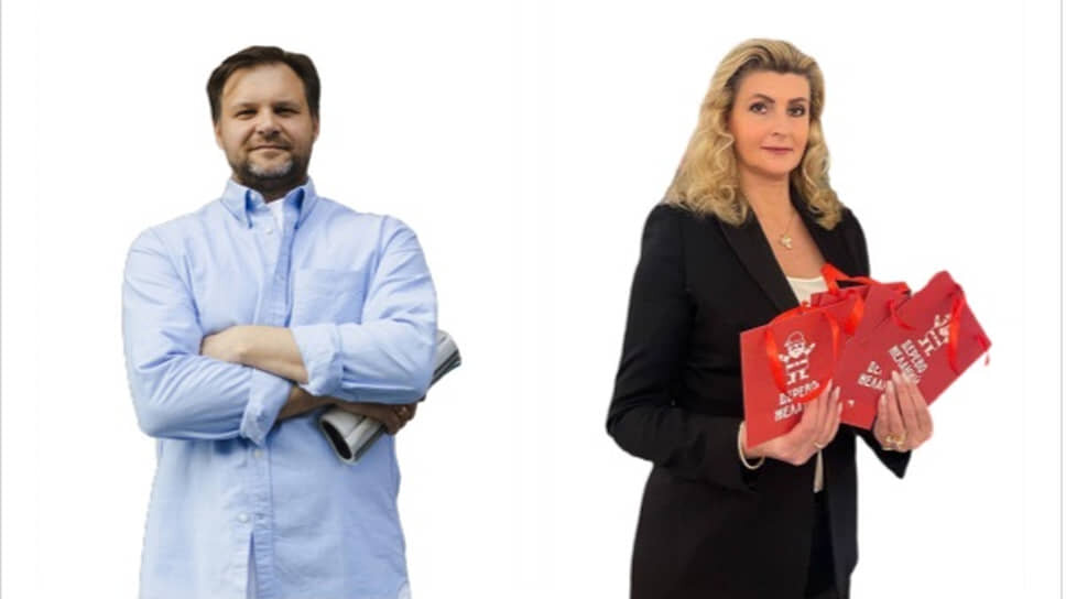 Слева на фото новый врио главы администрации Приморского района Богдан Заставный, справа — новая глава администрации Красносельского района.📷Фото: Коллаж из фотографий, предоставленных Смольным