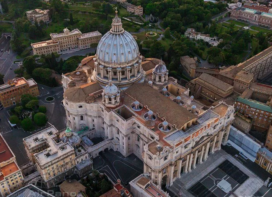 Собор св. Петра, вид сверху
