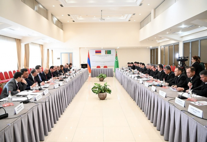 10-ое заседание Межправительственной комиссии по экономическому сотрудничеству между Туркменистаном и Арменией, 26 марта, 2025 г., Ереван, Армения (Фото: Armenpress)