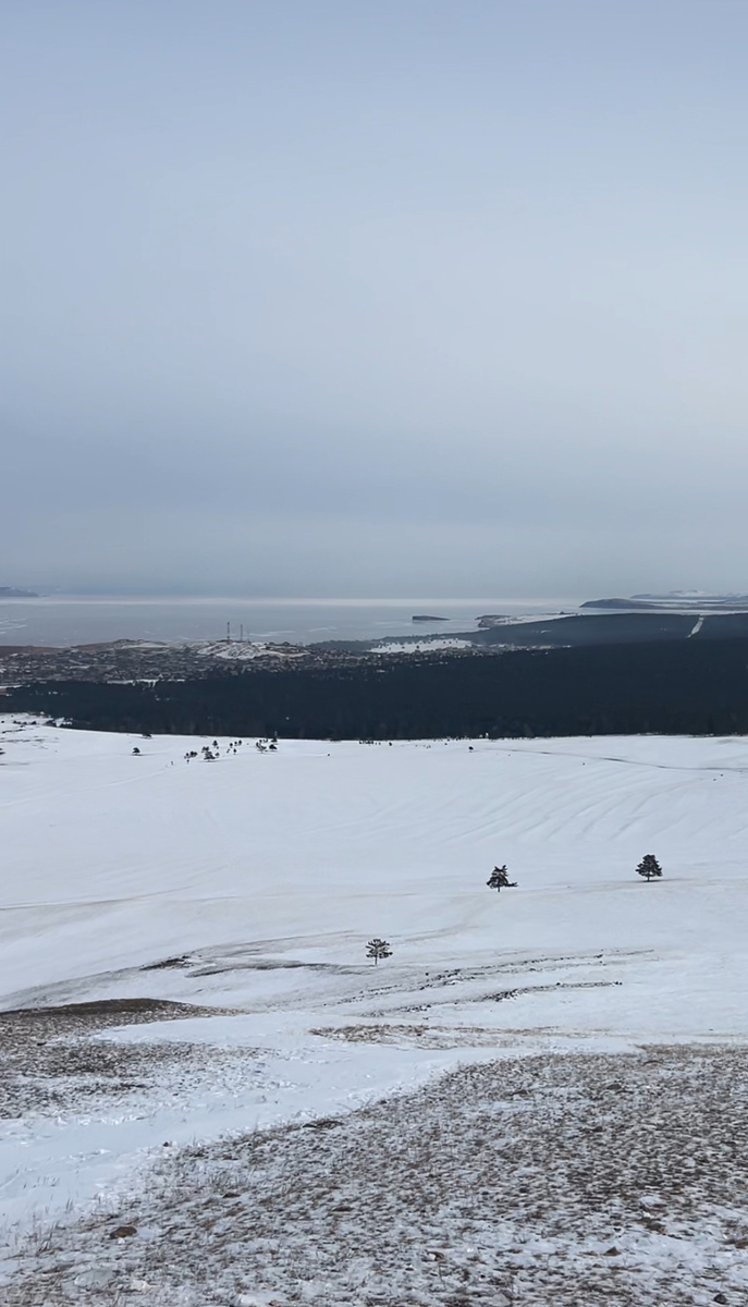 Смотровая от куда виден мыс Бурхан и Харанцы