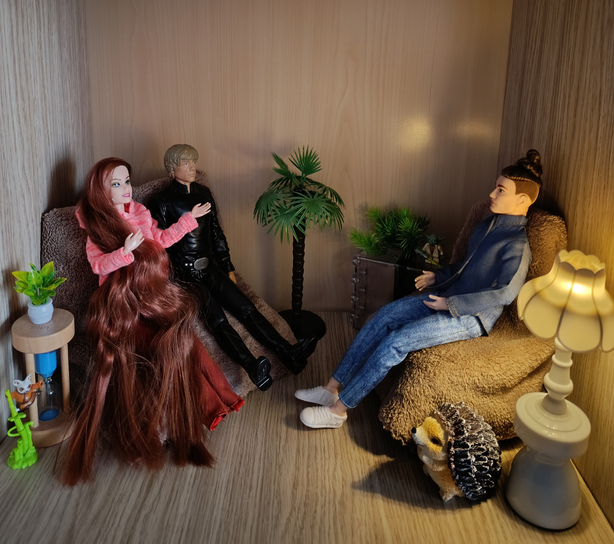 Стив на работе