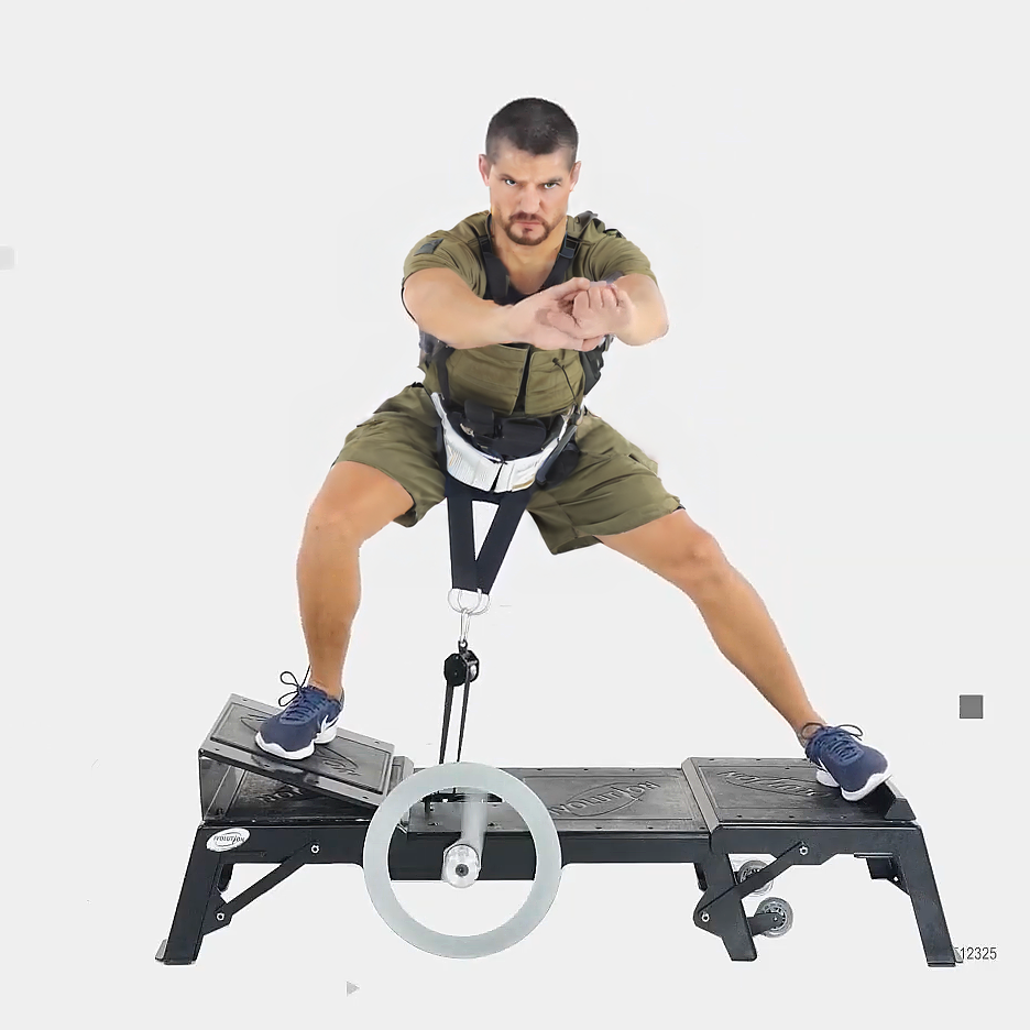 Тренировка мощности ног на тренажере YOYO XTEND Ivolution