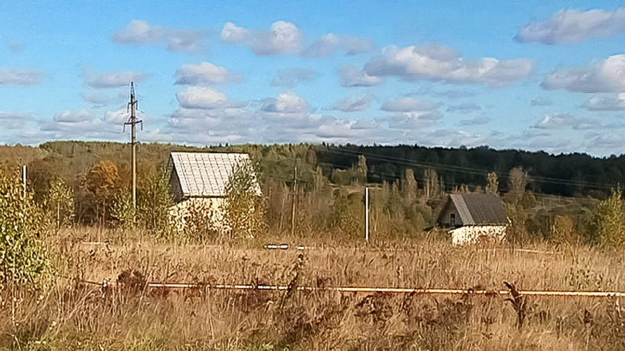 Участки, выделенные многодетным семьям. Некоторые уже построили дома