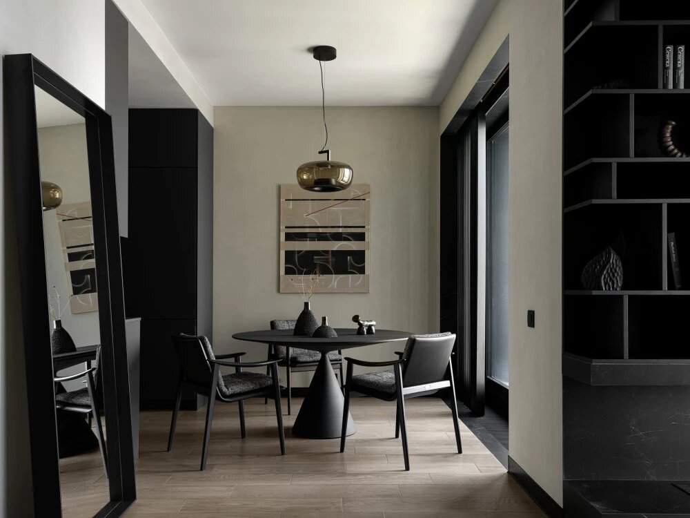 Черные авторские вазы Keramizm