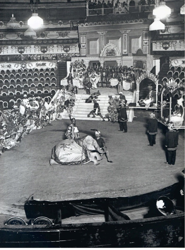 Репетиция пантомимы "Гамилькар" в Цирке Чинизелли, 1915 год