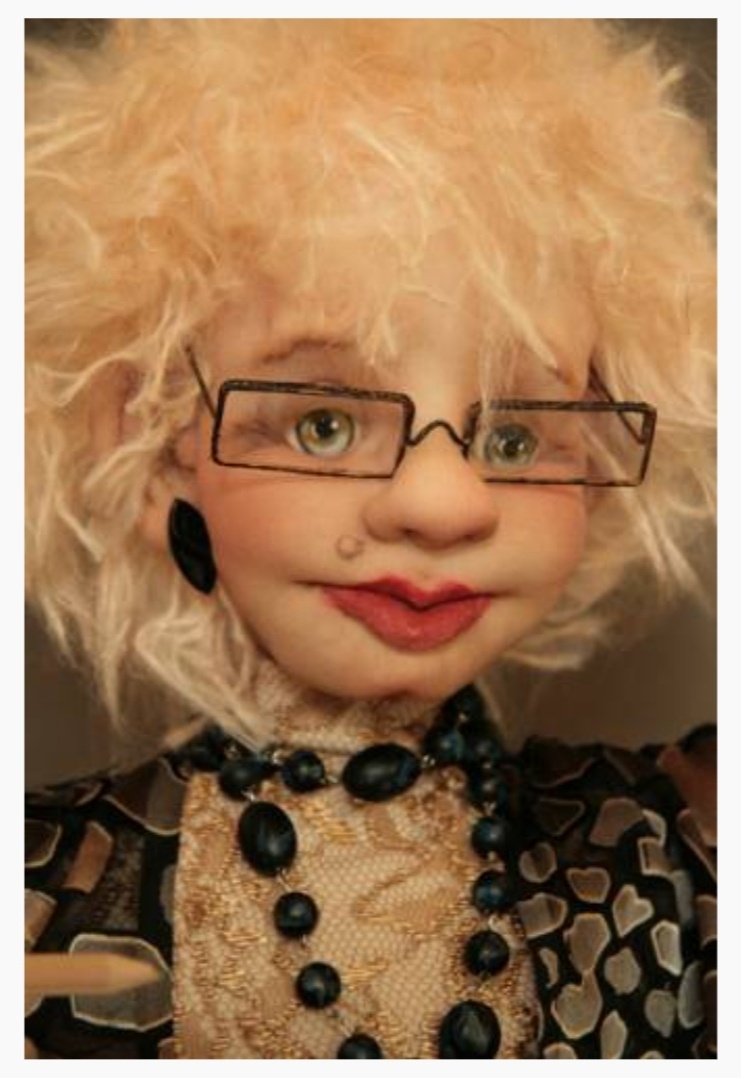 Скульптурный текстиль. Портретная кукла 