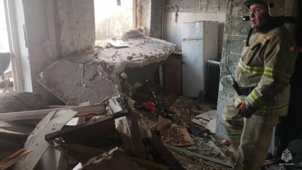 Последствия взрыва газа под Еманжелинском. Обложка © ГУ МЧС РФ по Челябинской области