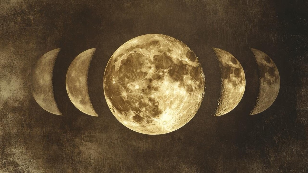    Лунный месяц длится короче привычного – 29 с половиной дней. Фото: Freepik