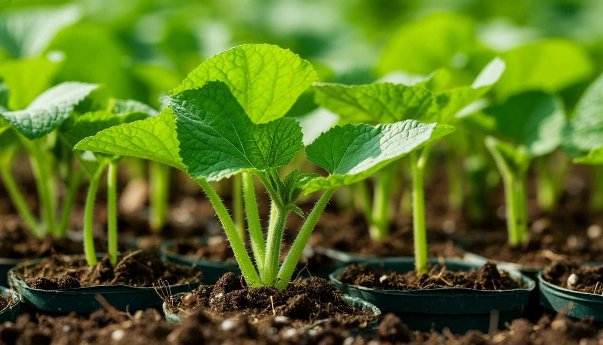 Рассада огурцов