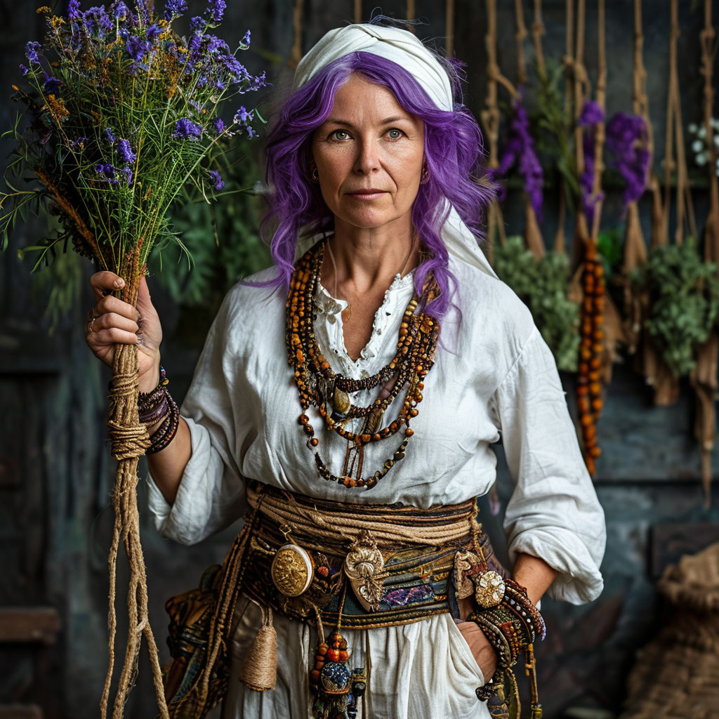 Не хочет он делать злую Лопецию, рисует славянскую жрицу...