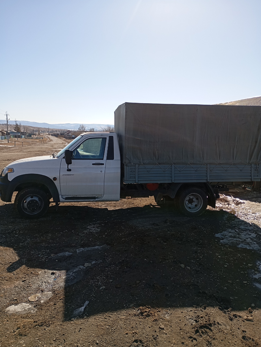 УАЗ ПРОФИ ПОЛУТОРКА при загрузке 1550 кг