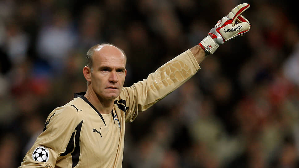 Вратарь «Лацио» Марко Баллотта во время матча Лиги чемпионов против «Реала» в 2007 году..📷Фото: Sergio Perez / Reuters