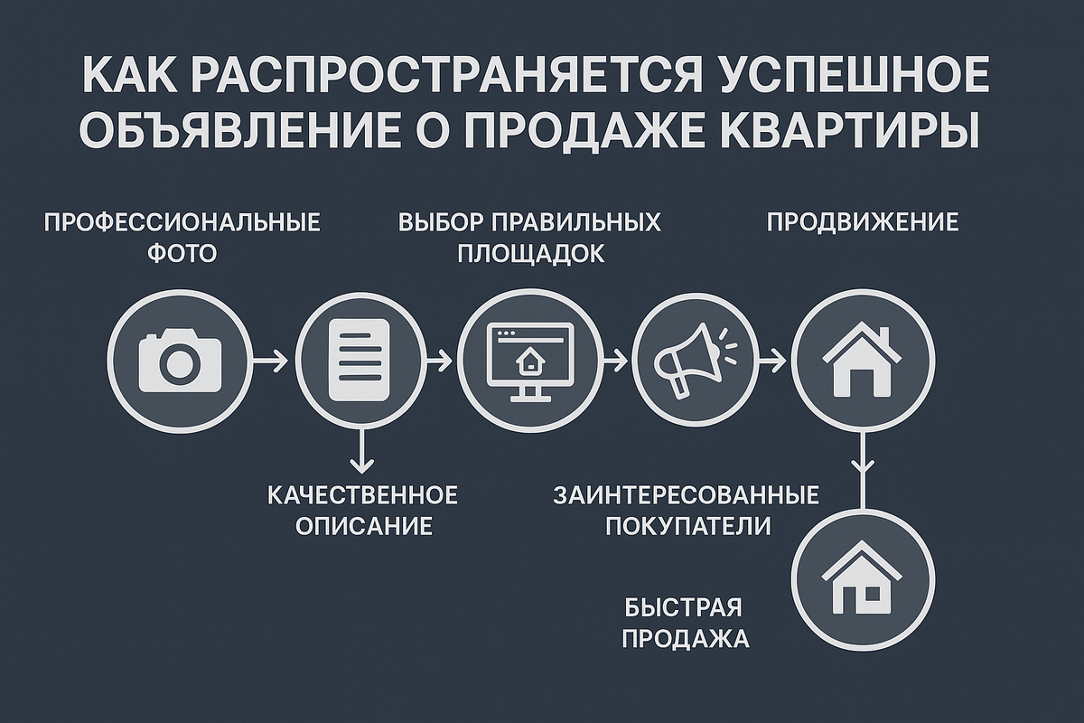 Инфографика: как распространяется успешное объявление