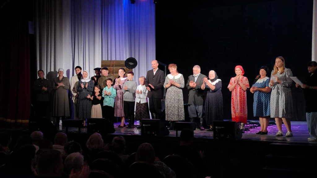    Спектакль «Солдатская вдова», 2025 год.