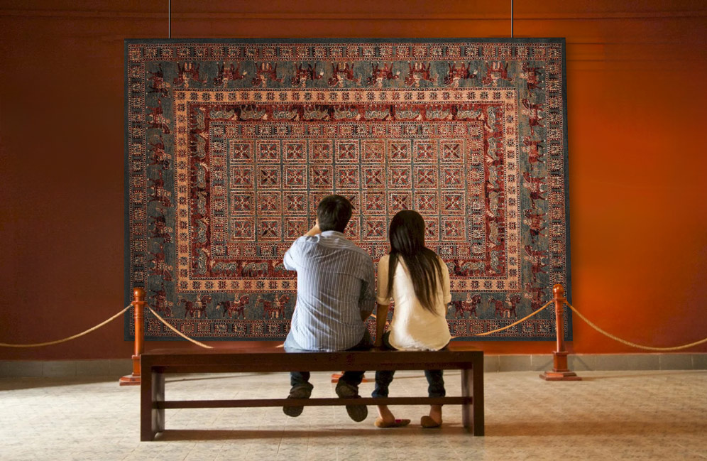 Пазырыкский ковер Shapur OS1531-O57