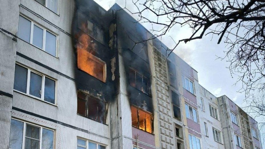    Последствия взрыва газового баллона и последующего пожара в жилом доме в Приморске, Ленобласть, март 2025 года. Автор фото: Пресс-служба Прокуратуры Ленинградской области