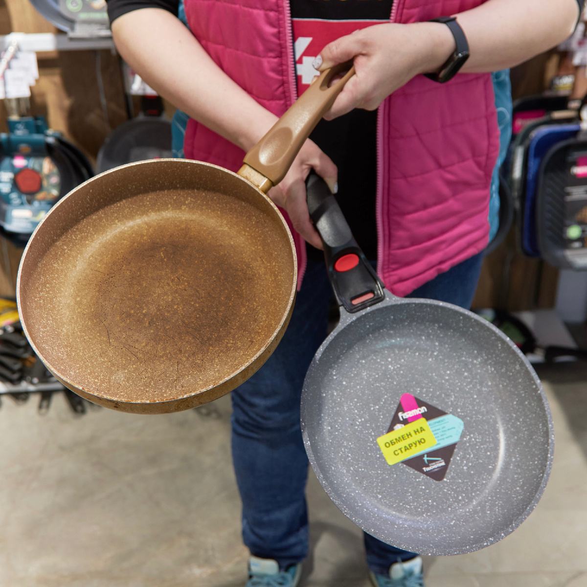 Принимаем на утилизацию сковороды, кастрюли, ковши, ножи 