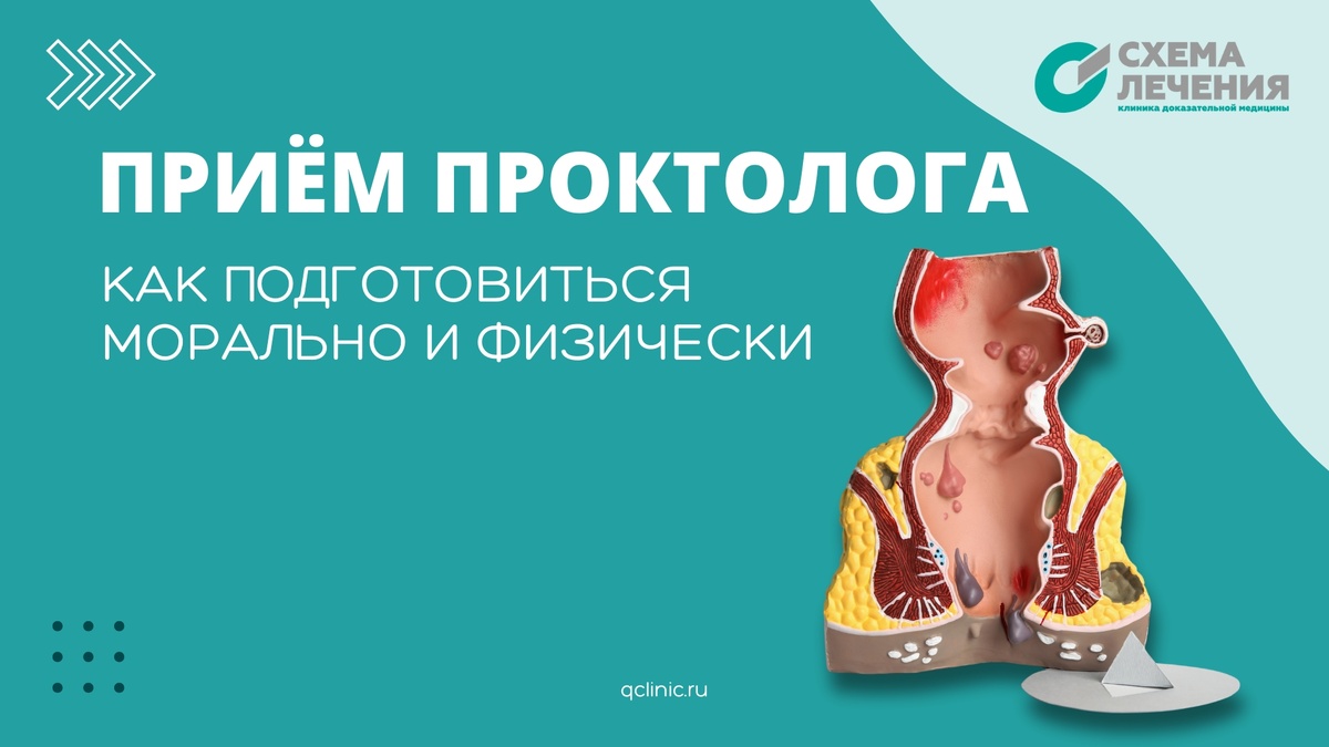 Проктология- сильная сторона нашей клиники "Схема Лечения"