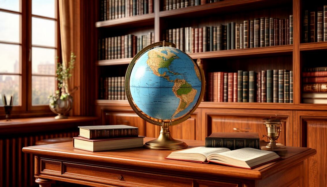 Библиотека, коллаж автора